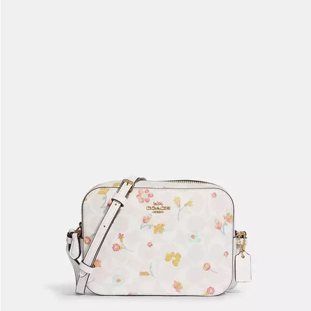 WITH TAGS Coach Mini Floral Camera Bag